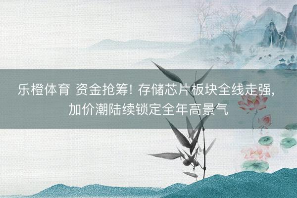 乐橙体育 资金抢筹! 存储芯片板块全线走强， 加价潮陆续锁定全年高景气