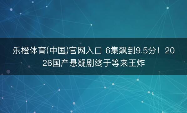 乐橙体育(中国)官网入口 6集飙到9.5分！2026国产悬疑剧终于等来王炸