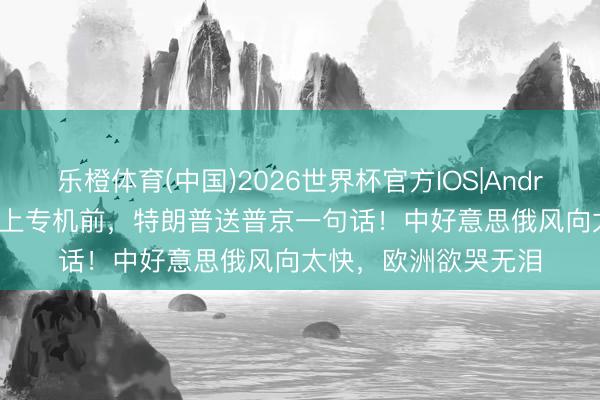 乐橙体育(中国)2026世界杯官方IOS|Android手机app下载 登上专机前，特朗普送普京一句话！中好意思俄风向太快，欧洲欲哭无泪