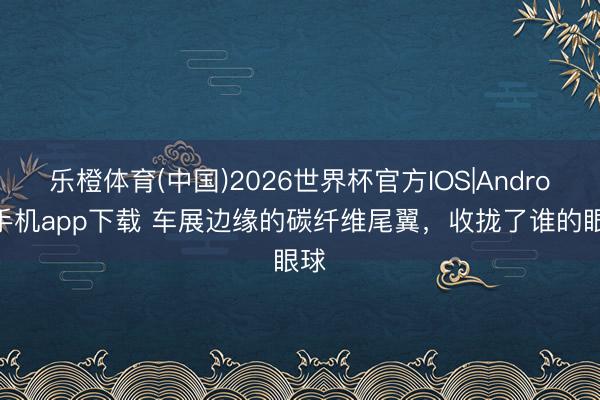 乐橙体育(中国)2026世界杯官方IOS|Android手机app下载 车展边缘的碳纤维尾翼，收拢了谁的眼球