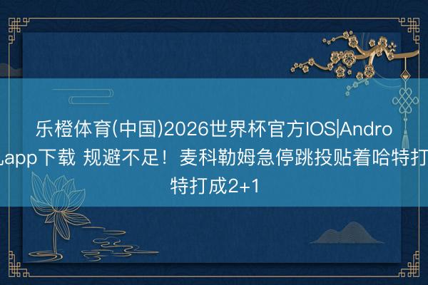 乐橙体育(中国)2026世界杯官方IOS|Android手机app下载 规避不足！麦科勒姆急停跳投贴着哈特打成2+1