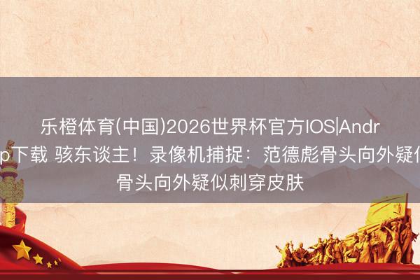 乐橙体育(中国)2026世界杯官方IOS|Android手机app下载 骇东谈主！录像机捕捉：范德彪骨头向外疑似刺穿皮肤